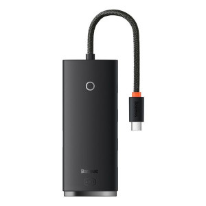 Baseus Lite Series 4-Port | HUB adapter rozdzielacz USB-C - USB 3.0 *4 25cm