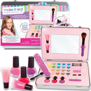 Make It Real Zestaw do Makijażu Glamour Cienie do Oczu Lakiery do Paznokci