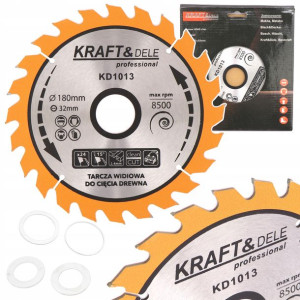 Tarcza Widiowa Do Drewna Widia 180 Mm X 32 Mm 24t