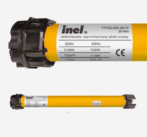 Silnik napęd do rolet zewnętrznych INEL Fi60 N-20Nm do 42kg