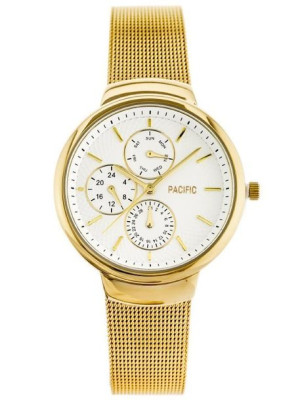 Zegarek Damski Pacific X6075 - Multidata - Gold (zy619b)