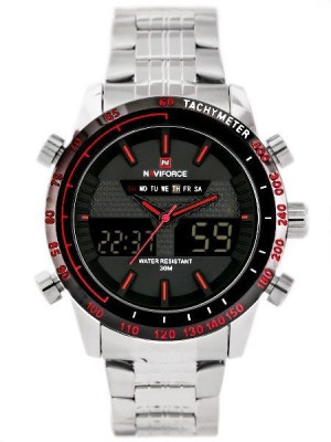 Zegarek Męski Naviforce - Convair - Dual Time + Box (zn014c)