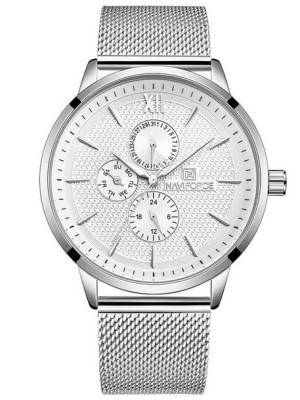 Zegarek Męski Naviforce - Nf3003 (zn084a) Silver + Box