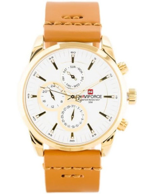 Zegarek Męski Naviforce - Nf9148 (zn085b) Gold + Box