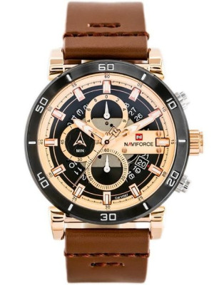 ZEGAREK MĘSKI NAVIFORCE NF9131 (zn086d) rose gold + BOX