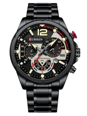 Zegarek Męski Curren 8395 (zc019b) - Chronograf