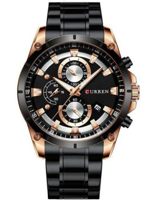 Zegarek Męski Curren 8360 (zc020c) - Chronograf