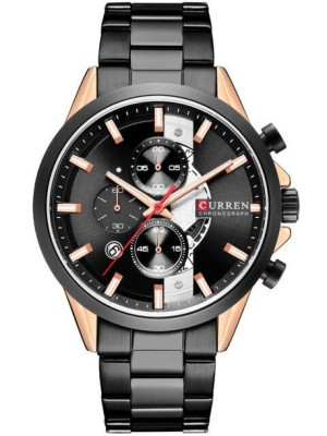 Zegarek Męski Curren 8325 (zc021b) - Chronograf