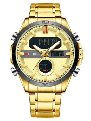 Zegarek Męski Curren 8384 (zc023b) - Dual Time
