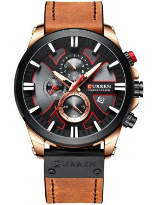 Zegarek Męski Curren 8346 (zc026d) - Chronograf