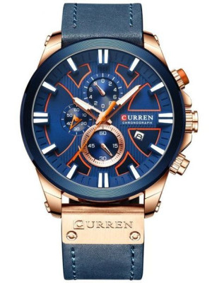 Zegarek Męski Curren 8346 (zc026e) - Chronograf