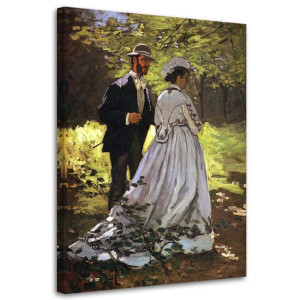 OBRAZ NA PŁÓTNIE REPRODUKCJA Bazille and Camille C.Monet, 70x100