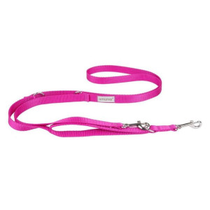 Amiplay Smycz Regulowana 7w1 Samba Rozmiar S 100-200 cm Różowa
