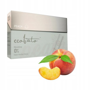 Wkłady do podgrzewaczy Ccobato Peach / Brzoskwinia 0% nikotyny Iqos