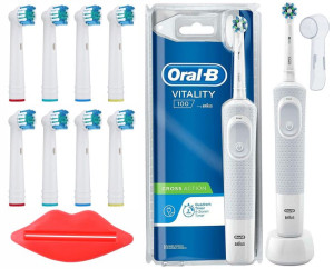 Elektryczna Szczoteczka Do Zębów Oral B Timer + Końcówki Osłonka