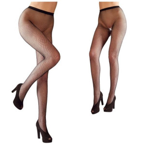 SEX Rajstopy z cyrkoniami OTWARTE krocze S-L