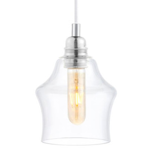 LAMPA wisząca LONGIS II 10131109 Kaspa szklana OPRAWA loftowy zwis przezroc