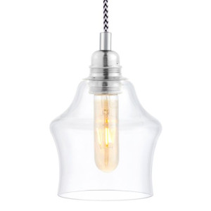 LAMPA wisząca LONGIS II 10132109 Kaspa szklana OPRAWA zwis loftowy przezroc