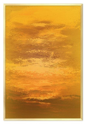 Obraz olejny ręcznie malowany 63x93cm Abstrakcja