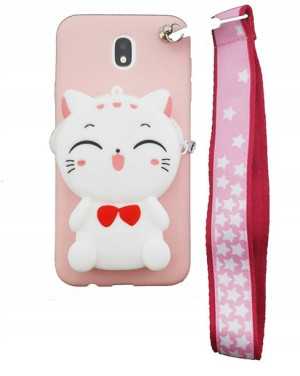 Etui PORTFEL KOT SMYCZ do Redmi Note 11 4g 11s
