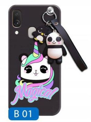 Etui z brelokiem pandą do Samsung Galaxy A13 4G