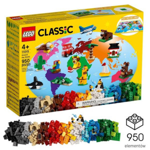 LEGO CLASSIC Dookoła świata Mapa 11015