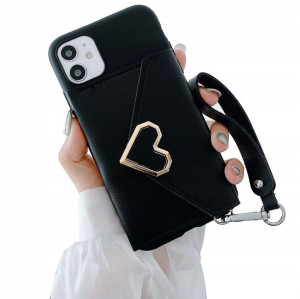 Etui portfel serce do Xiaomi Redmi Note 8T
