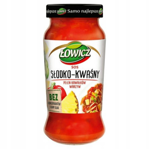 ŁOWICZ Sos Słodko - Kwaśny - 500 g