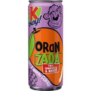 Kubuś Play Oranżada pomarańcza & mango 250 ml