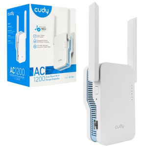 Nowoczesny repeater wzmacniacz sygnału Wi-Fi AC1200 Cudy RE1200