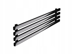 Grzejnik Poziomy Slim4 290/1800 Czarny Połysk