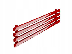 Grzejnik Poziomy Slim4 290/1800 Czerwony