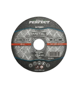 Tarcza do cięcia metalu 115x1,0 S-71651 Stalco