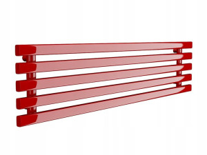 Grzejnik Poziomy Slim5 370/1800 Czerwony