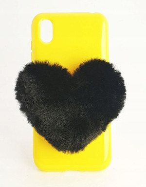 Etui Serce futro do Xiaomi Redmi Note 11s