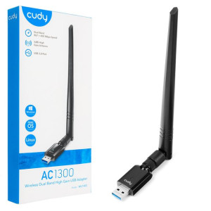 Szybka karta sieciowa adapter Wi-Fi na USB 3.0 WU1400 Wi-Fi 5