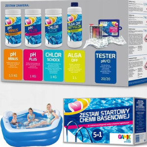 Zestaw Startowy 5w1 Chemia Do Basenu Bestway Intex
