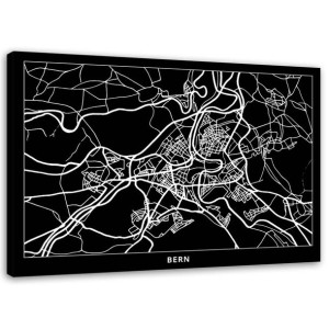 OBRAZ NA PŁÓTNIE Brno Plan Miasta 120x80