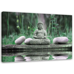 OBRAZ NA PŁÓTNIE Buddha Medytacja Feng Shui 120x80