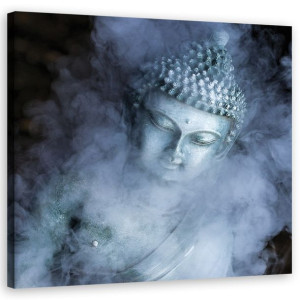 OBRAZ NA PŁÓTNIE Budda we Mgle 50x50
