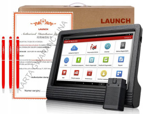 Launch X431 V+ 10" Profesjonalny Tester 2lata