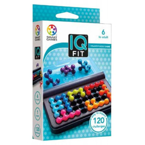 IQ FIT gra logiczna 120 ZADAŃ Smart Games 6+