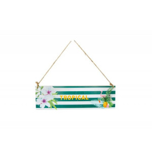 Zawieszka Drewniana Tropical 34 X 10 Cm Hawaje