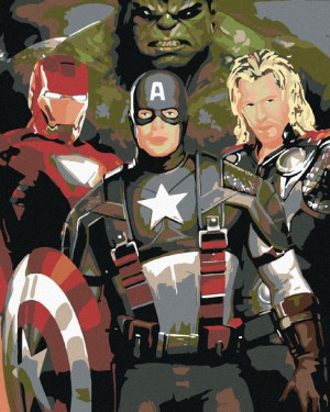 Malowanie po numerach – AVENGERS