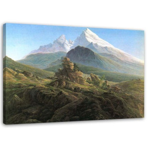 OBRAZ REPRODUKCJA Der Watzmann Friedrich 40x60
