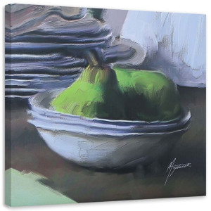 OBRAZ NA PŁÓTNIE Gruszki Owoc Martwa Natura 40x40