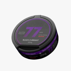 77 Black Currant 20 mg Woreczki nikotynowe snus