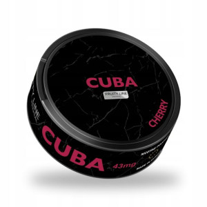 Cuba BLACK CHERRY 43mg/g Woreczki nikotynowe snus