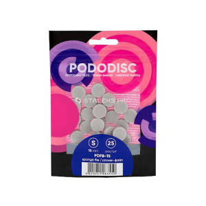 PDFB-25 Pododisc Nakładki polerka na gąbce L 25szt Staleks q Nowy inna mark