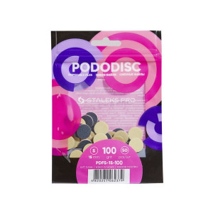 PDFS-15-100 Pododisc Nakładki wymienne z pianką S #100 50szt Staleks  Nowy